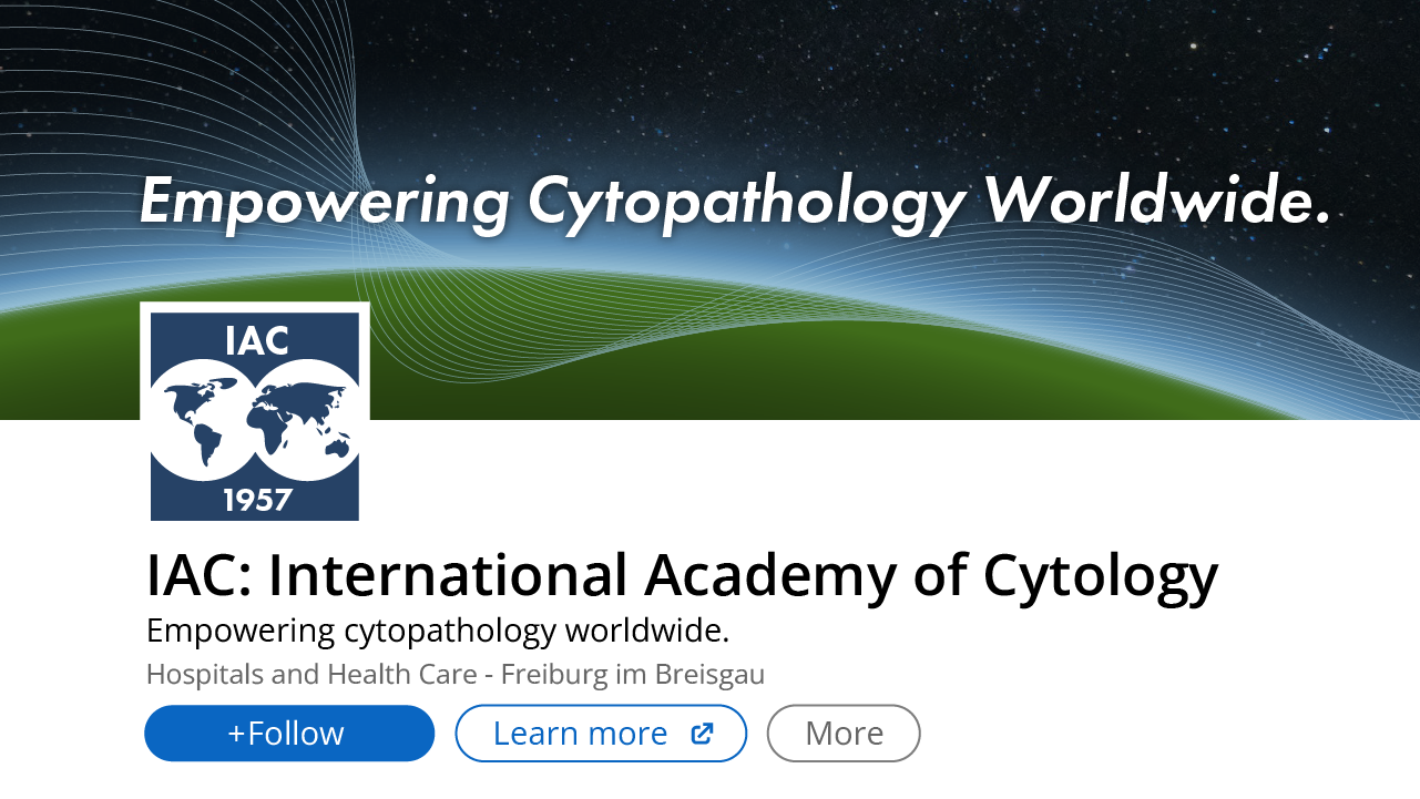international Academy of Cytology Linked In